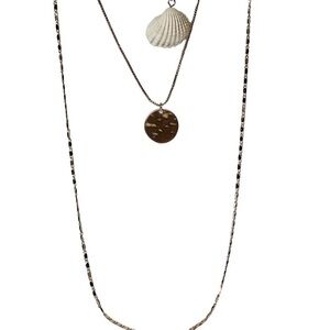 BP Golden Layered Beach Necklace